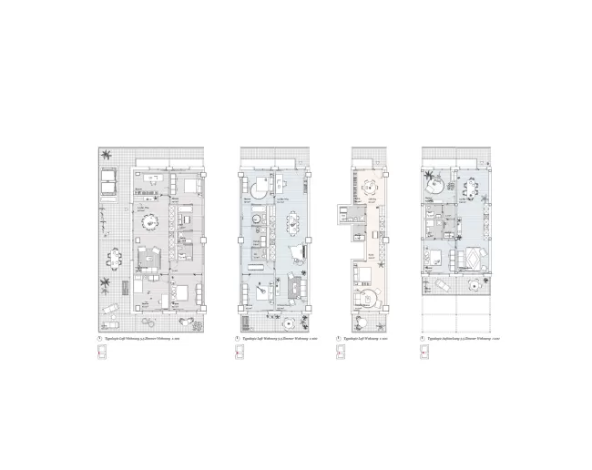 Wohnungstypologien Produktionsgebäude
