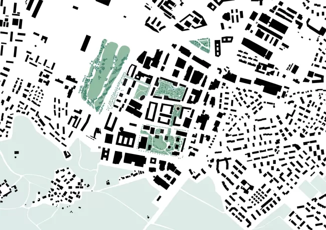 Schwarzplan, Foto: Stadt Dübendorf