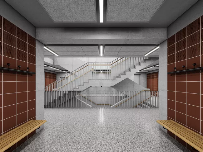 Aufenthalt - Treppenhaus