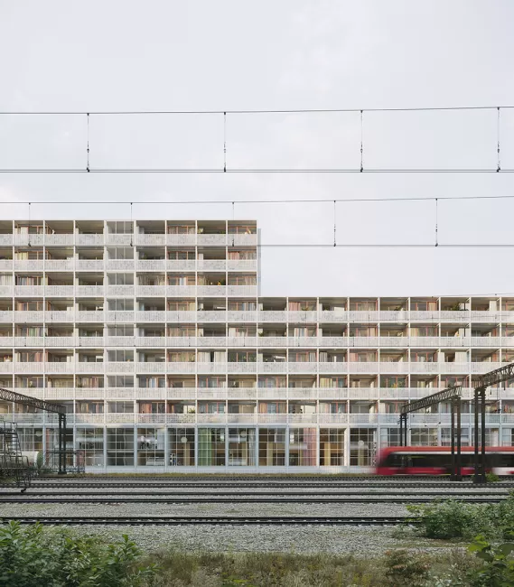 Blick vom Gleisfeld, Bild: Ethan de Clerk