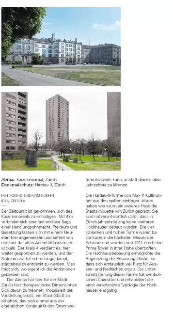 Ausschnitt: 
Antje Stahl, in: NZZ, 12. Mai 2018, Seite 26-29