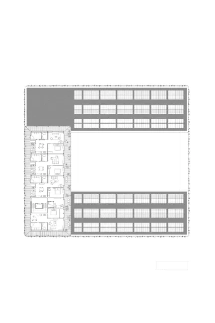 Grundriss 4.-8. Obergeschoss