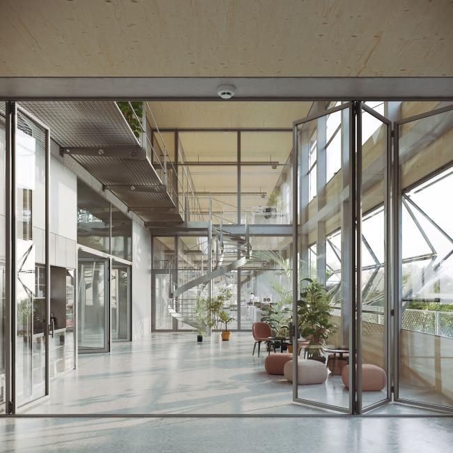 Portalgebäude, Begegenungszone - Supercore, E2A / Nickl & Partner, Bild: ArtefactoryLab