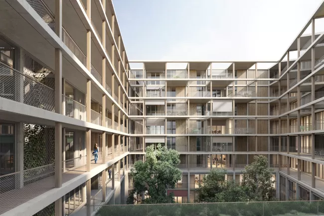 Innenhof Block Nord, Bild: Filippo Bolognese