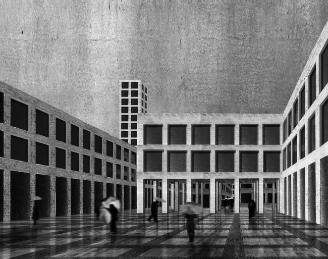 Reinterpretation of "Campo di Rialto" (Giovanni Antonio Canale, 1756/58) | © Tim Freund, Ohle Harder, Bastian Zimmermann, 2011
