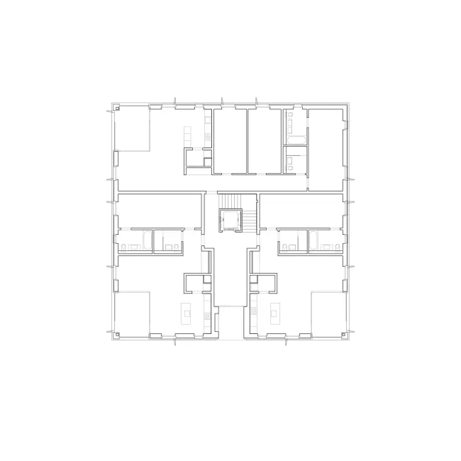 Prototype groundplans B and C