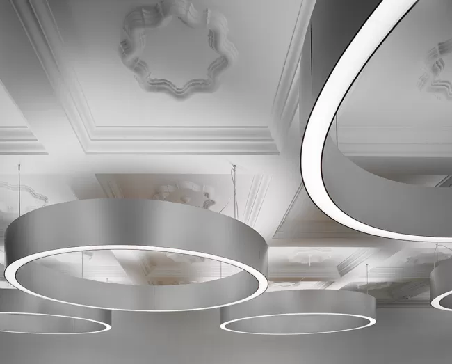 Lamp, 2014, Centre for Hearing and Language\r\nMaterials: steel, paint\r\nPhotos: Rasmus Norlander