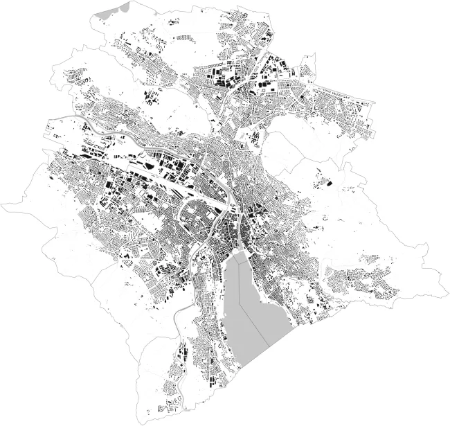 Zurich Figure Ground Plan