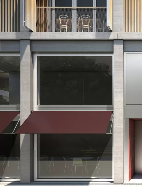 Fassade Ansicht Erdgeschoss