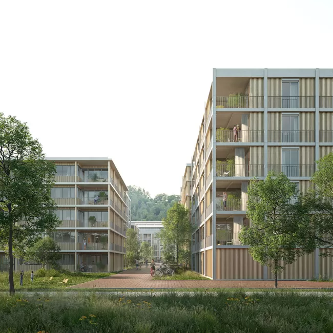 Blick auf Wohnstrasse, Bild: Filippo Bolognese Images